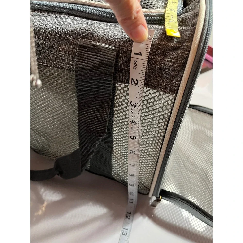 Petisfam Pet Carrier Dog Cat Soft Sided Mesh Breathable Travel no strap